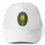 Faerie with Green Leaf  Wings and Guitar Mesh Hats