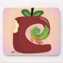 Faerie Worm of Manzana Mousepad by elledeegee Faerie Worm of Manzana Mousepad