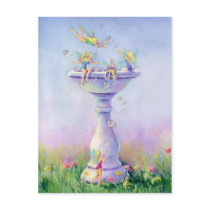 FAERIES BUBBLE BATH by SHARON SHARPE postcards
