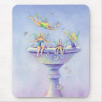 FAERIES BUBBLEBATH by SHARON SHARPE mousepads