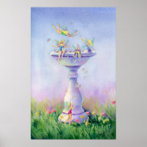 FAERIES BUBBLEBATH by SHARON SHARPE Print