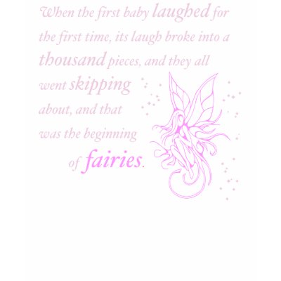 Faeries Quote from Peter Pan t shirts