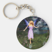 Faery among the falls Keychain