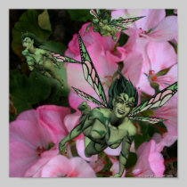 Faery Burst Poster posters