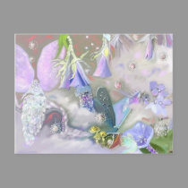 Faery in her Small World, postcard