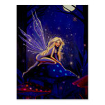 Faery mágico del claro de luna - postal de hadas d