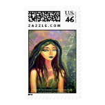"Faery of The Emerald Forest" postage