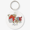 Fagan Family Crest keychains by coatsofarms Fagan Family Crest keychains