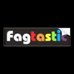 Fagtastic (Banner) Bumper Sticker bumper stickers