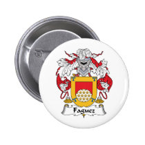 Faguez Family Crest Button