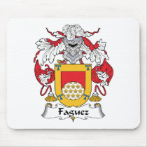 Faguez Family Crest Mousepad