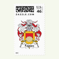 Faguez Family Crest Stamps