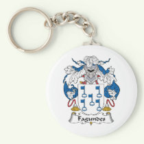 Fagundes Family Crest Keychain