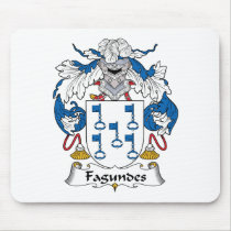 Fagundes Family Crest Mousepad