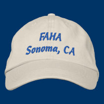 FAHA embroidered cap embroidered hats