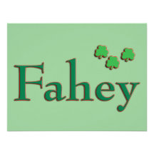 Fahey Family Gift Personalized Invitation