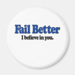 Fail Better Refrigerator Magnets