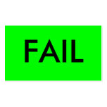 FAIL BUSINESS CARD TEMPLATES