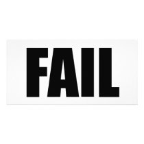 FAIL. photo cards