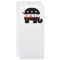 Fail Republican Fail rack cards by AntiRepublican Fail Republican Fail rack cards