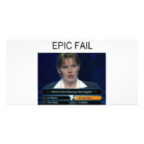 Fail Shirt Photo Greeting Card