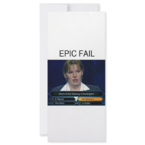 Fail Shirt rack cards
