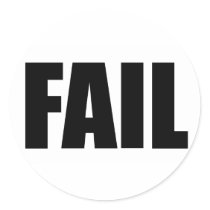 FAIL. stickers