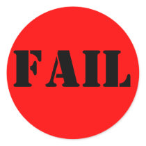 FAIL stickers