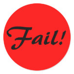Fail! Sticker
