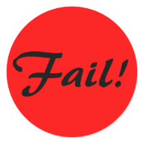 Fail! stickers