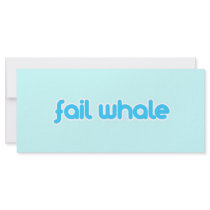 fail whale rack cards by TwitterShirts fail whale rack cards