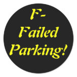 Failed Parking! Sticker