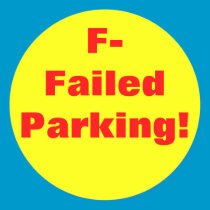 Failed Parking! Sticker stickers