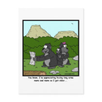 Failing Eyesight: Gorilla Cartoon Postcard