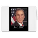 Failure : George Bush cards