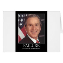 Failure : George Bush cards by kamranistan Failure : George Bush cards