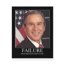 Failure : George Bush postcards