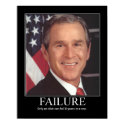 Failure : George Bush posters by kamranistan Failure : George Bush posters