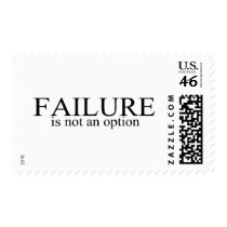 Failure Is Not An Option Postage Stamps