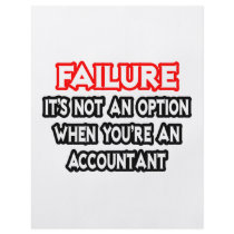 Failure...Not an Option...Accountant Full Color Flyer