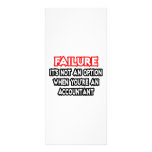 Failure...Not an Option...Accountant Rack Cards