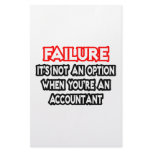 Failure...Not an Option...Accountant Stationery Paper