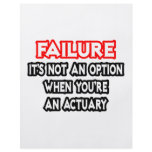 Failure...Not an Option...Actuary Flyer Design