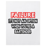 Failure...Not an Option...Bartender Full Color Flyer
