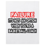 Failure...Not an Option...Basketball Coach Personalized Flyer