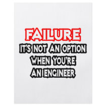 Failure...Not an Option...Engineer Personalized Flyer