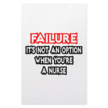 Failure...Not an Option...Nurse Customized Stationery