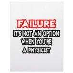 Failure...Not an Option...Physicist Custom Letterhead