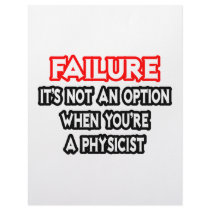 Failure...Not an Option...Physicist Custom Letterhead