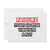 Failure...Not an Option...Pilot Personalized Announcement